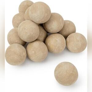 NIB Stanbroil Ceramic Balls - 3" Round Fire Stones for Fire Pit or Fireplace, 15